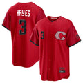 Tlead C.Reds #3 Ke'Bryan Hayes Player Red 2026 City Connect Home Game Stitched Jerseys