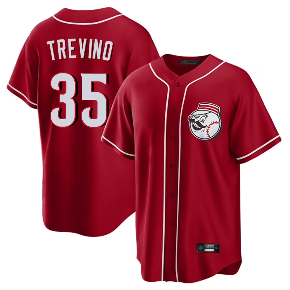 Tlead C.Reds #3 Ke'Bryan Hayes Player Red Game Home Stitched Jerseys