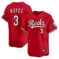 Tlead C.Reds #3 Ke'Bryan Hayes Player Red Home Limited Stitched Jerseys