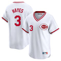 Tlead C.Reds #3 Ke'Bryan Hayes Player White Cooperstown Collection Limited T-shirt Home Stitched Jerseys