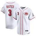 Tlead C.Reds #3 Ke'Bryan Hayes Player White Home Limited Stitched Jerseys