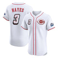 Tlead C.Reds #3 Ke'Bryan Hayes Player White Speedway Classic Limited Elite Home Stitched Jerseys