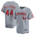 Tlead C.Reds #44 Elly De La Cruz Player Gray Home Limited Stitched Jerseys