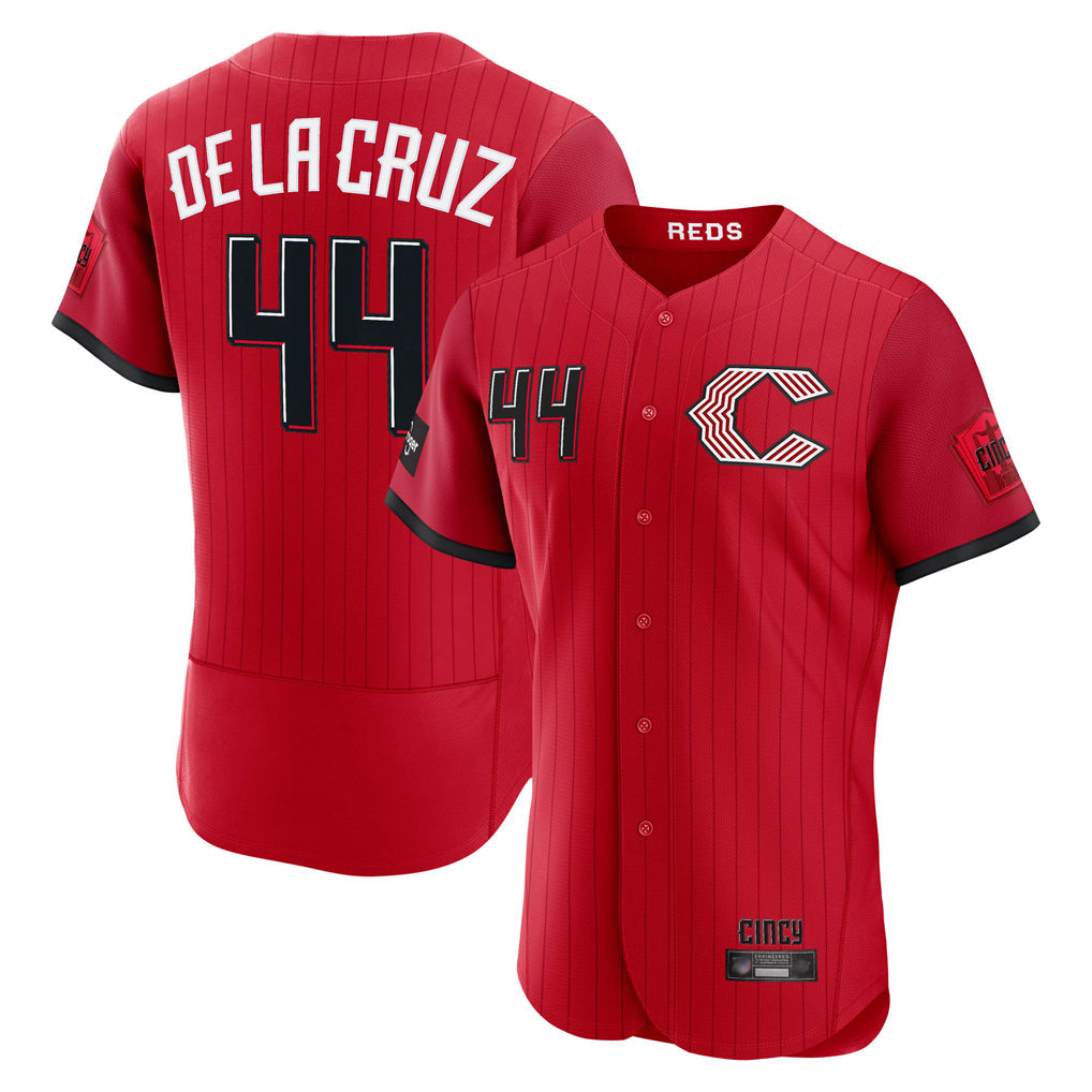 Tlead C.Reds #44 Elly De La Cruz Player Red 2026 City Connect Limited Elite Home Stitched Jerseys
