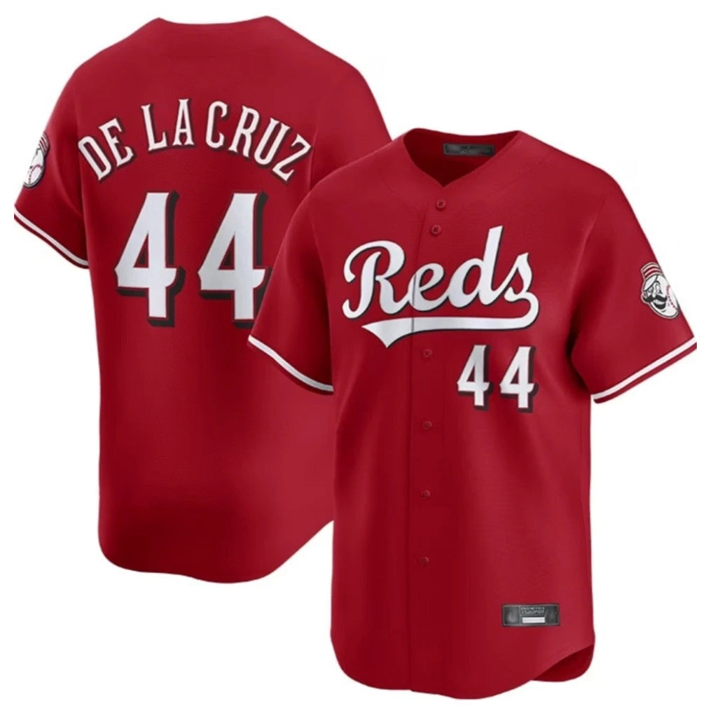 Tlead C.Reds #44 Elly De La Cruz Player Red Home Limited Stitched Jerseys