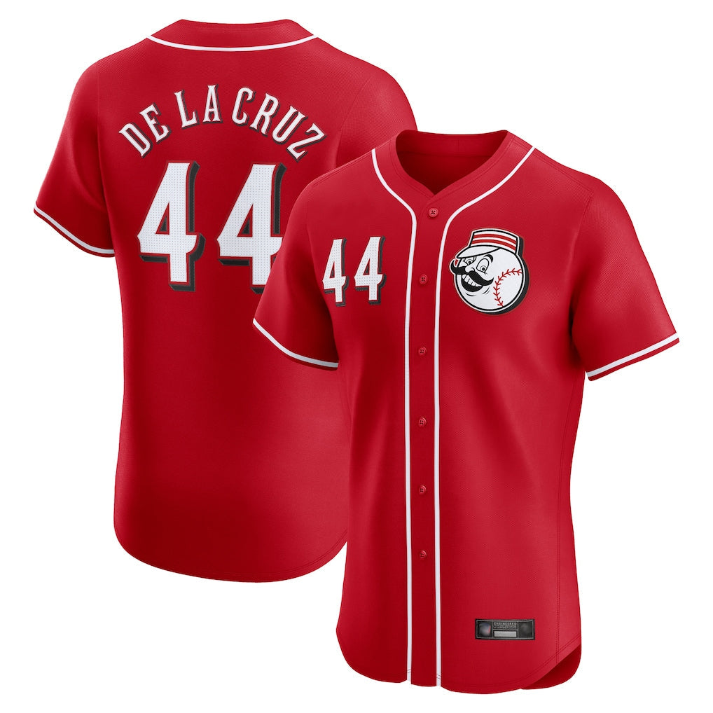 Tlead C.Reds #44 Elly De La Cruz Player Red Limited Elite Home Game Stitched Jerseys