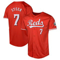 Tlead C.Reds #7 Spencer Steer Player Red 2026 City Connect Limited Home Stitched Jerseys