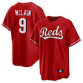 Tlead C.Reds #9 Matt McLain Player Red Home Game Stitched Jerseys