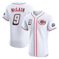 Tlead C.Reds #9 Matt McLain Player White Speedway Classic Limited Elite Home Stitched Jerseys
