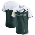 Tlead C.Rockies Green City Connect Limited Elite Home Blank Player Stitched Jerseys
