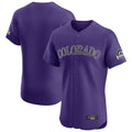 Tlead C.Rockies Purple Limited Elite Home Blank Player Stitched Jerseys