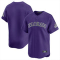 Tlead C.Rockies Purple Limited Home Blank Player Stitched Jerseys