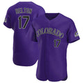 Tlead C.Rockies #17 Todd Helton Player Purple Limited Elite Home Stitched Jerseys