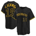 Tlead C.Rockies #19 Charlie Blackmon Player Black Snake Skin City Home Game Stitched Jerseys