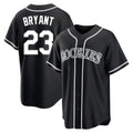 Tlead C.Rockies #23 Kris Bryant Player Black Fashion Out Home Game Stitched Jerseys
