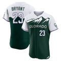 Tlead C.Rockies #23 Kris Bryant Player Green City Connect Limited Elite Home Stitched Jerseys