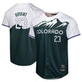 Tlead C.Rockies #23 Kris Bryant Player Green City Connect Limited Home Game Stitched Jerseys