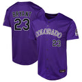 Tlead C.Rockies #23 Kris Bryant Player Purple Limited Home Game Stitched Jerseys