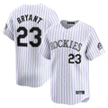 Tlead C.Rockies #23 Kris Bryant Player White Limited Home Stitched Jerseys