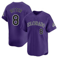 Tlead C.Rockies #8 Ryan Ritter Player Purple Limited Home Stitched Jerseys