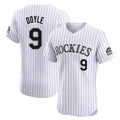 Tlead C.Rockies #9 Brenton Doyle Player White Limited Elite Home Stitched Jerseys