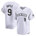 Tlead C.Rockies #9 Brenton Doyle Player White Limited Home Stitched Jerseys