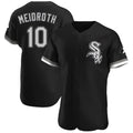 Tlead C.White Sox #10 Chase Meidroth Player Black Limited Elite Home Stitched Jerseys