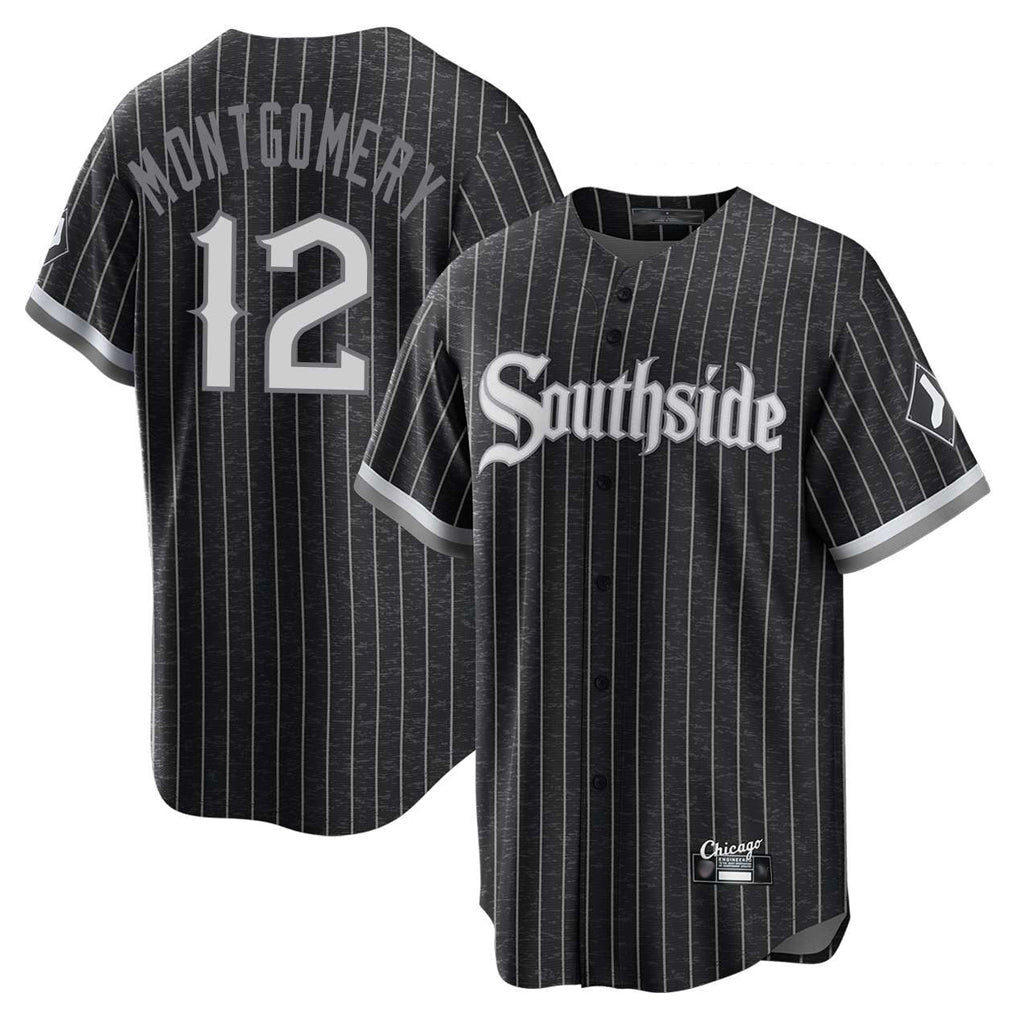Tlead C.White Sox #12 Colson Montgomery Player Black City Connect Home Game Stitched Jerseys