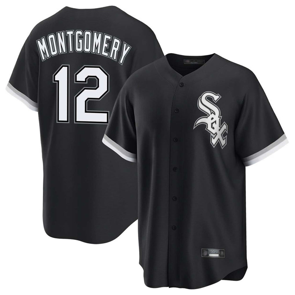 Tlead C.White Sox #12 Colson Montgomery Player Black Home Game Stitched Jerseys