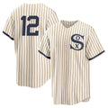 Tlead C.White Sox #12 Colson Montgomery Player Cream Field of Dreams Home Game Stitched Jerseys