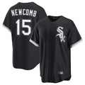 Tlead C.White Sox #15 Sean Newcomb Player Black Home Game Stitched Jerseys