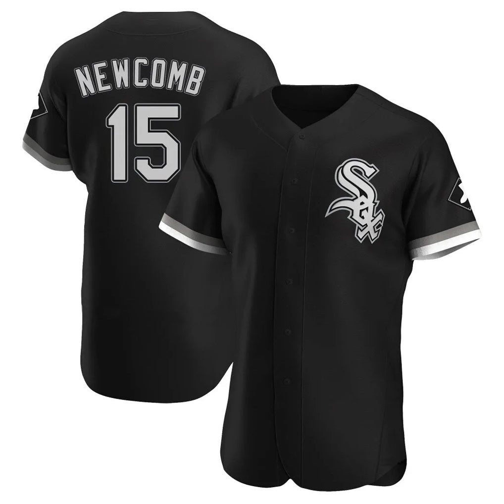 Tlead C.White Sox #15 Sean Newcomb Player Black Limited Elite Home Stitched Jerseys