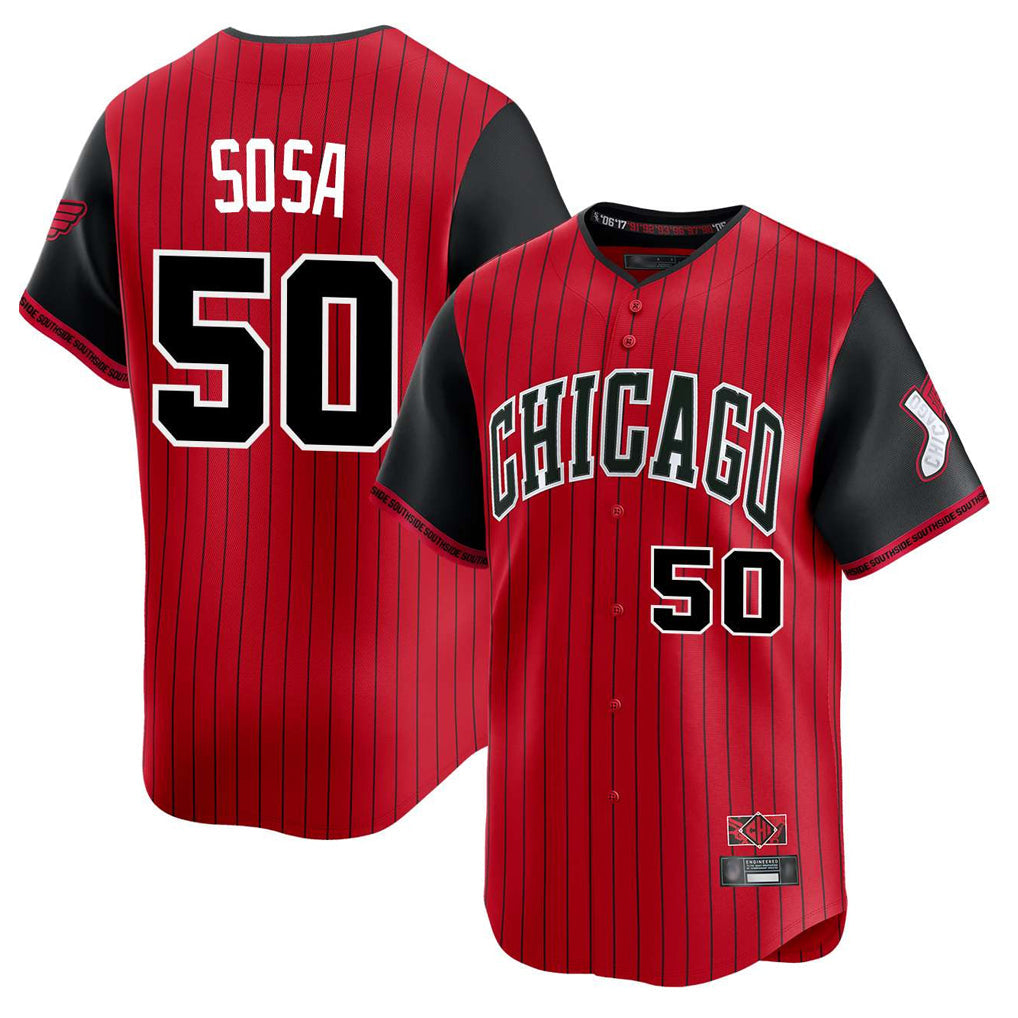 Tlead C.White Sox #50 Lenyn Sosa Player Red City Connect Limited Home Stitched Jerseys