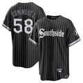 Tlead C.White Sox #58 Seranthony Dom¡§anguez Player Black City Connect Home Game Stitched Jerseys