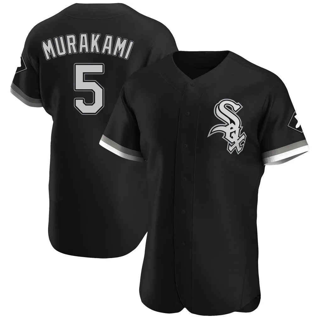 Tlead C.White Sox #5 Munetaka Murakami Player Black Limited Elite Home Stitched Jerseys