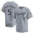 Tlead C.White Sox #5 Munetaka Murakami Player Gray Road Limited Home Stitched Jerseys