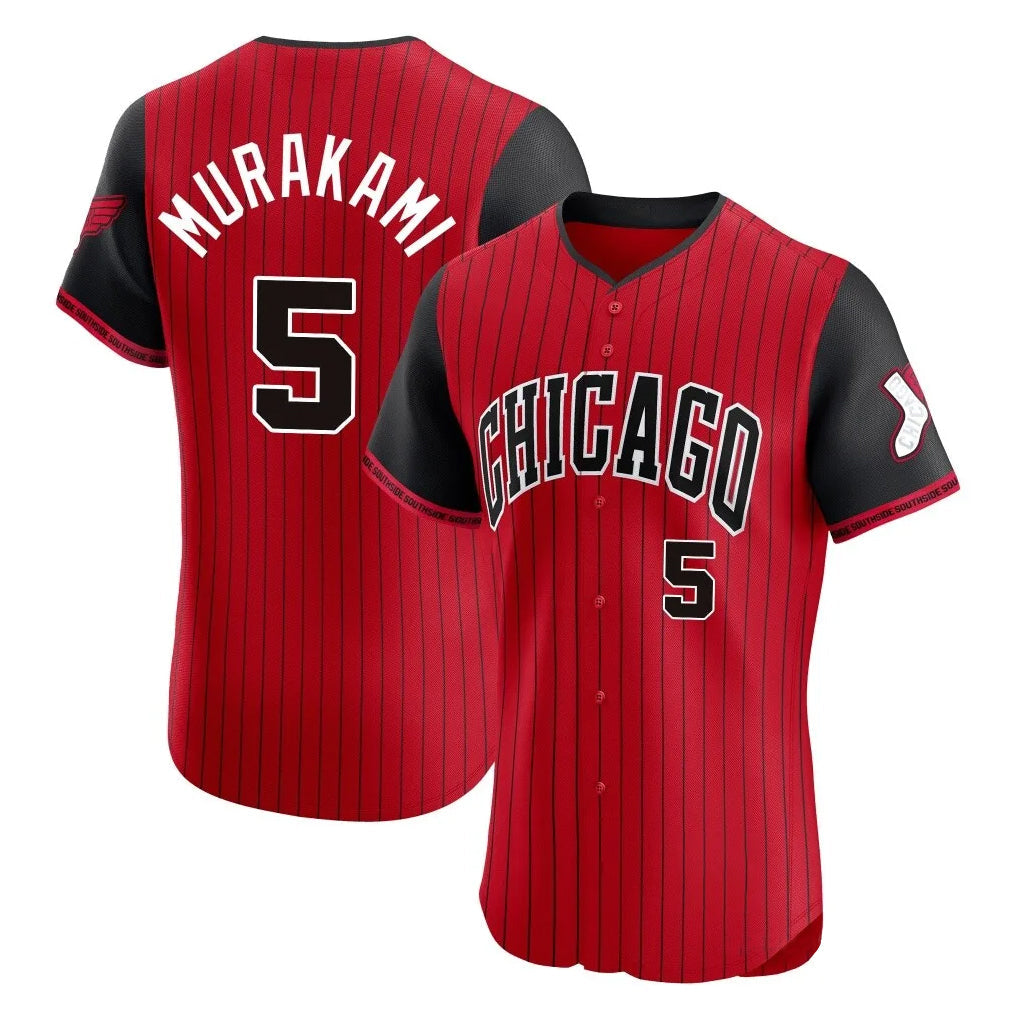 Tlead C.White Sox #5 Munetaka Murakami Player Red City Connect Limited Elite Home Stitched Jerseys