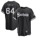 Tlead C.White Sox #64 Shane Smith Player Black City Connect Home Game Stitched Jerseys