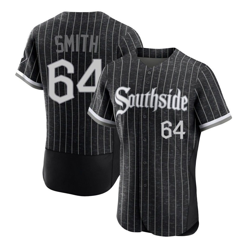 Tlead C.White Sox #64 Shane Smith Player Black City Connect Limited Elite Home Stitched Jerseys