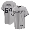 Tlead C.White Sox #64 Shane Smith Player Gray Home Game Stitched Jerseys