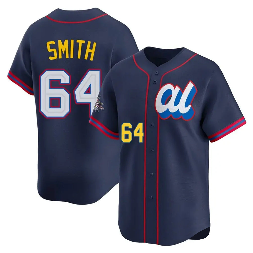 Tlead C.White Sox #64 Shane Smith Player Navy Limited American League All-Star Edition Stitched Jerseys