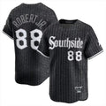 Tlead C.White Sox #88 Luis Robert Jr Player Black City Connect Limited Home Stitched Jerseys
