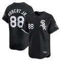 Tlead C.White Sox #88 Luis Robert Jr Player Black Limited Home Stitched Jerseys