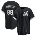Tlead C.White Sox #88 Luis Robert Jr Player Black Spring Training Game Stitched Jerseys
