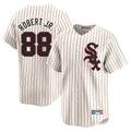 Tlead C.White Sox #88 Luis Robert Jr Player Cream Cooperstown Collection Limited Home Stitched Jerseys