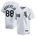 Tlead C.White Sox #88 Luis Robert Jr Player White Stripe Limited Home Stitched Jerseys