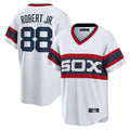 Tlead C.White Sox #88 Luis Robert Jr Player White T-shirt Home Game Stitched Jerseys