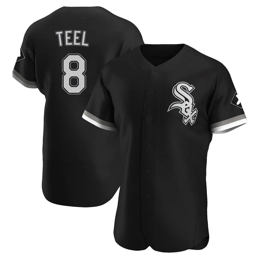 Tlead C.White Sox #8 Kyle Teel Player Black Limited Elite Home Stitched Jerseys