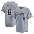 Tlead C.White Sox #8 Kyle Teel Player Gray Road Limited Home Stitched Jerseys