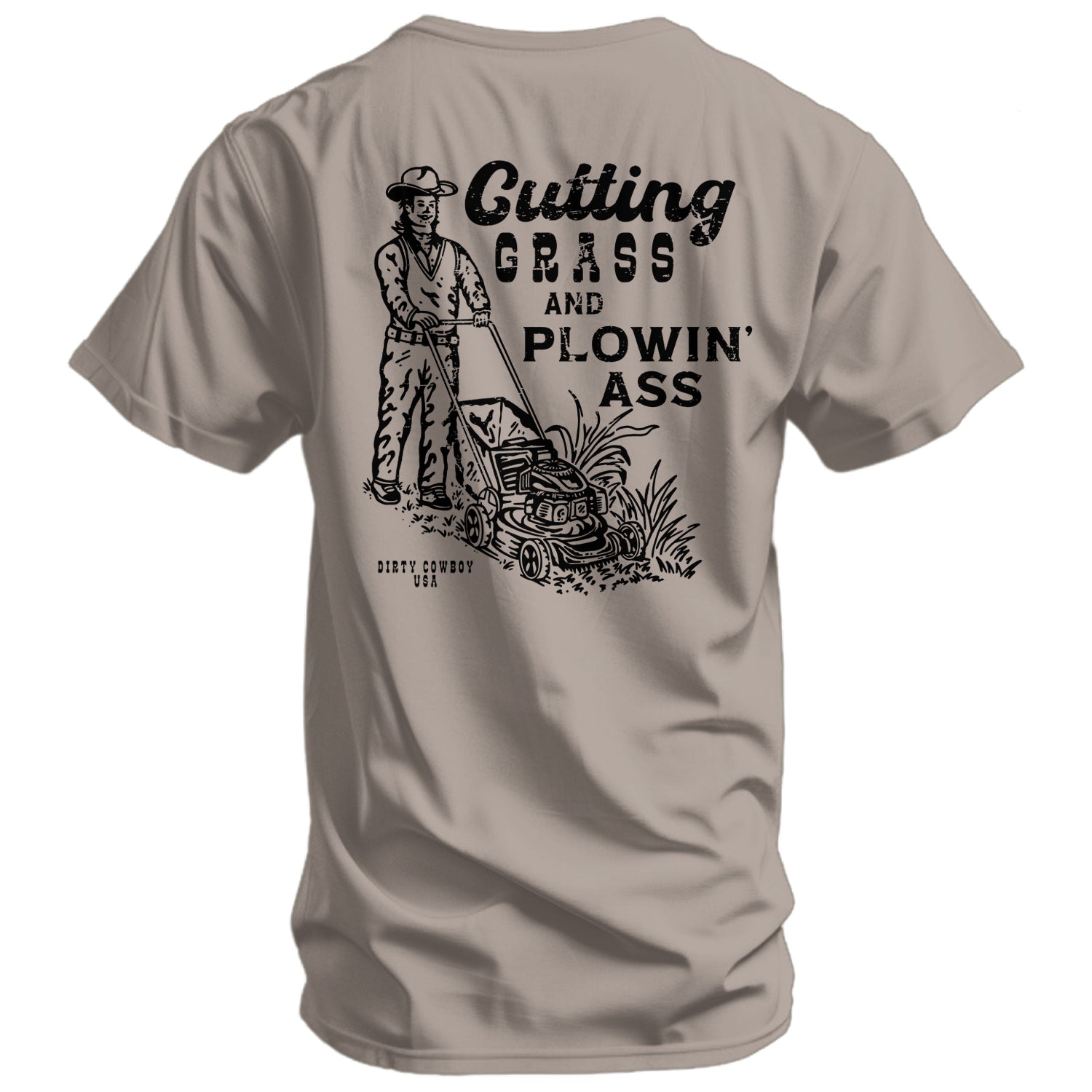CustomNameinc cheap jerseys Ordering Cutting Grass & Plowin' Ass Men's T-Shirt